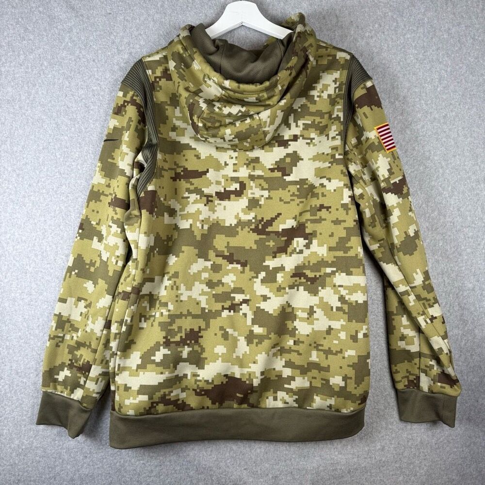 Nike Dri Fit NFL Mens Large Las Vegas Raiders Hoodie Green Digital Camo Service - Picture 5 of 10